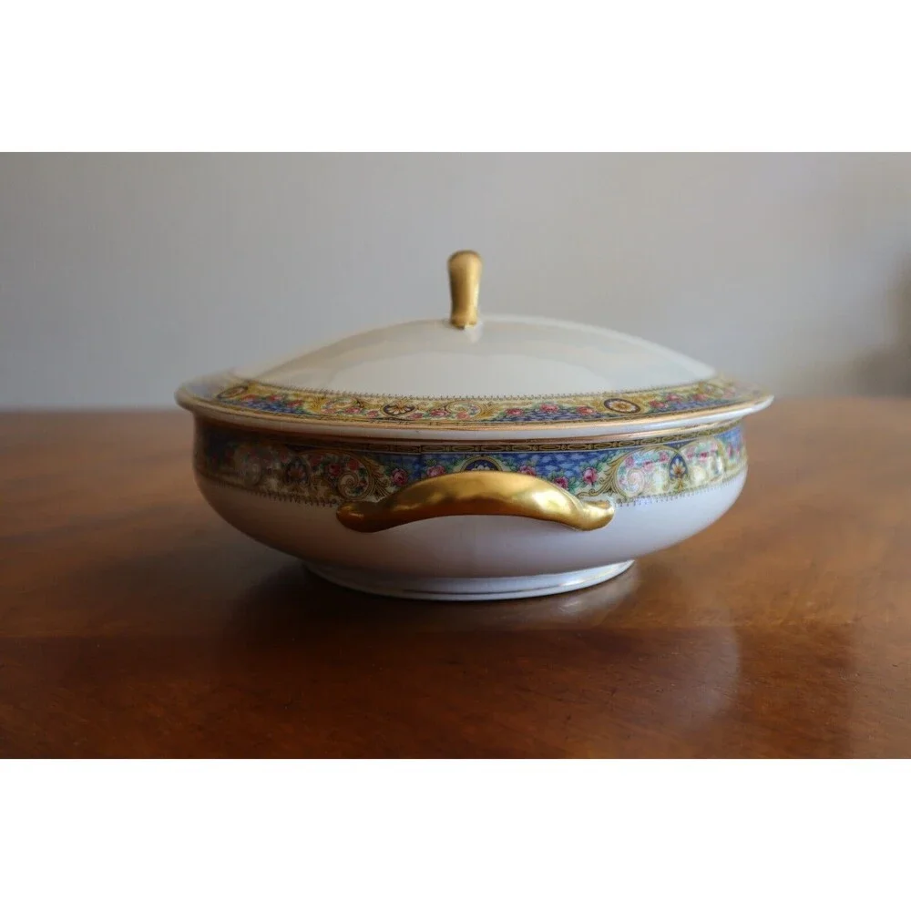 Charles Field Haviland Limoges Soup Tureen Bowl France CFH9 Covered Lid Dish